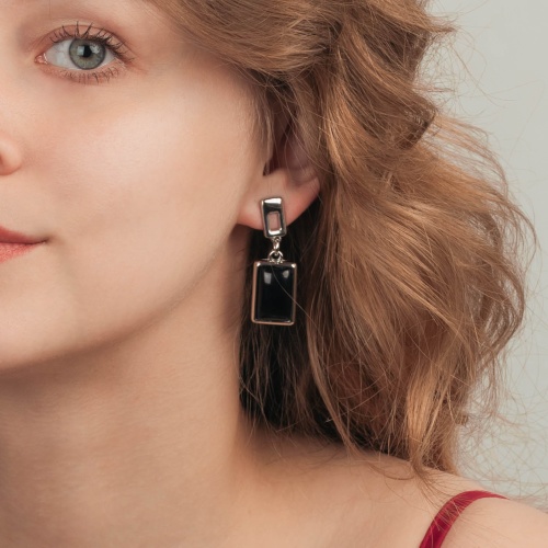 Серьги Possebon Agata Preto, A0418.4 S фото 4